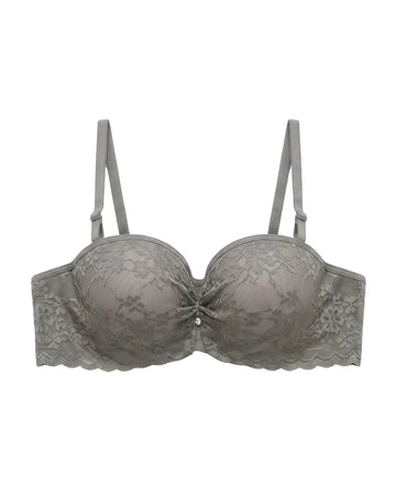 Padded Underwired Push-up Bra - Flowia - Green
