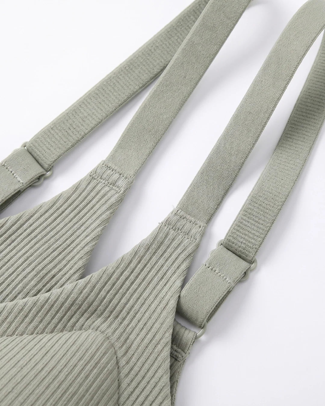 Padded Seamless Curve Bra - Olive Green