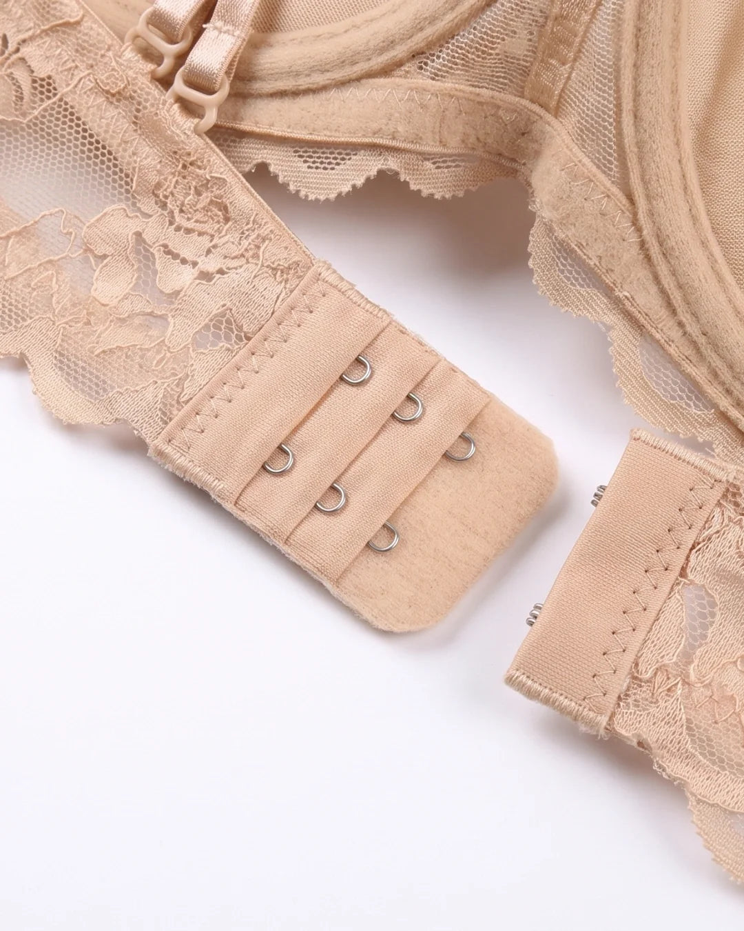 Padded Push-up Bra - Rose - Skin