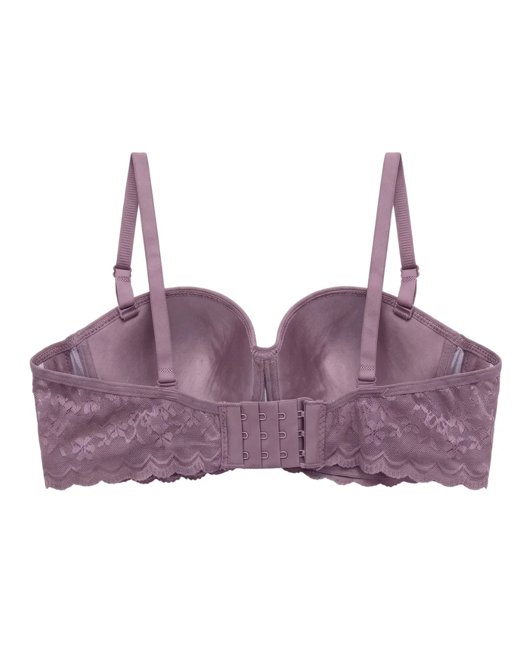 Padded Underwired Push-up Bra - Flowia - Purple