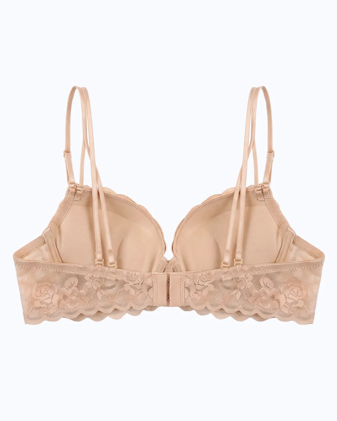 Padded Push-up Bra - Rose - Skin