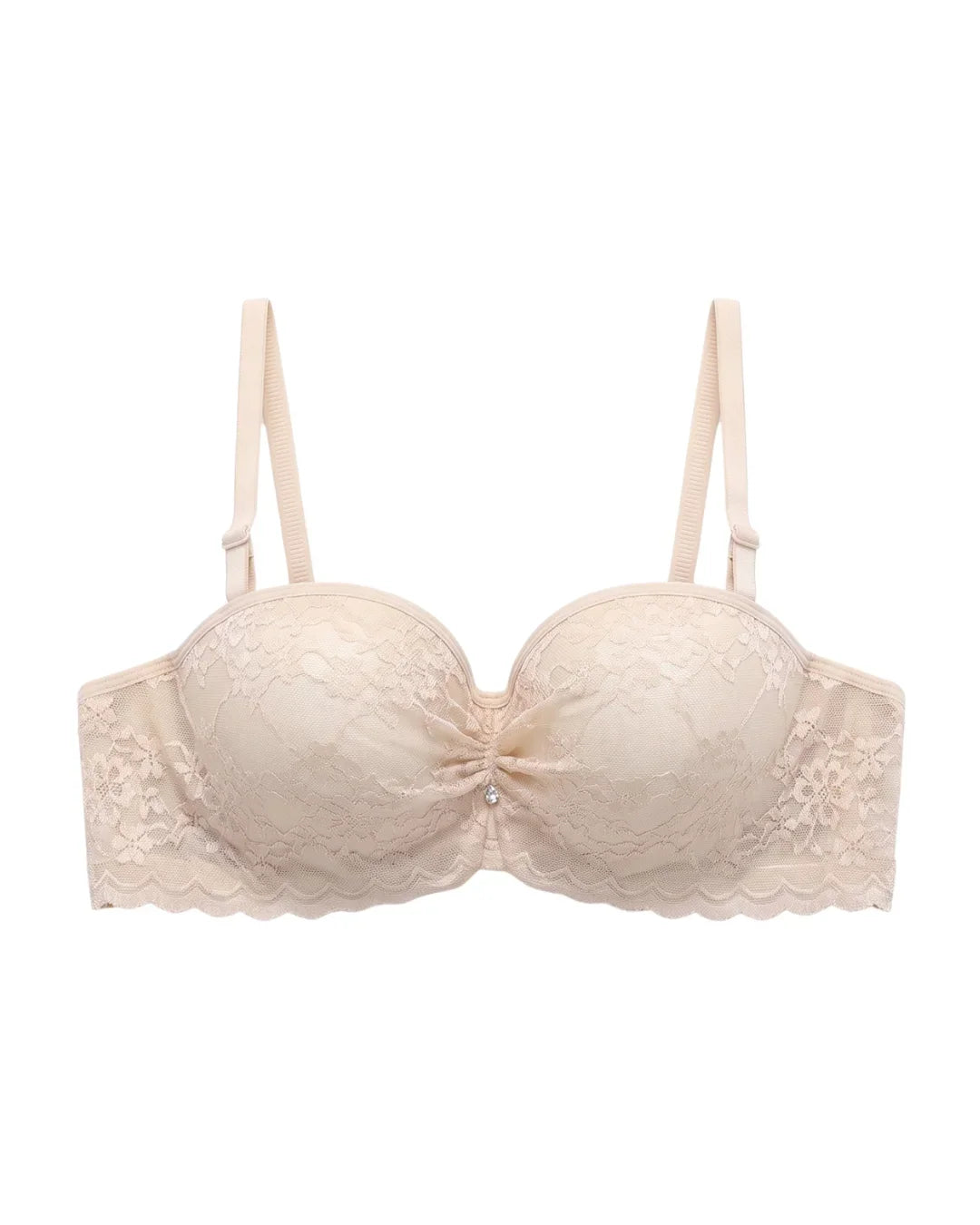Padded Underwired Push-up Bra - Flowia - Skin