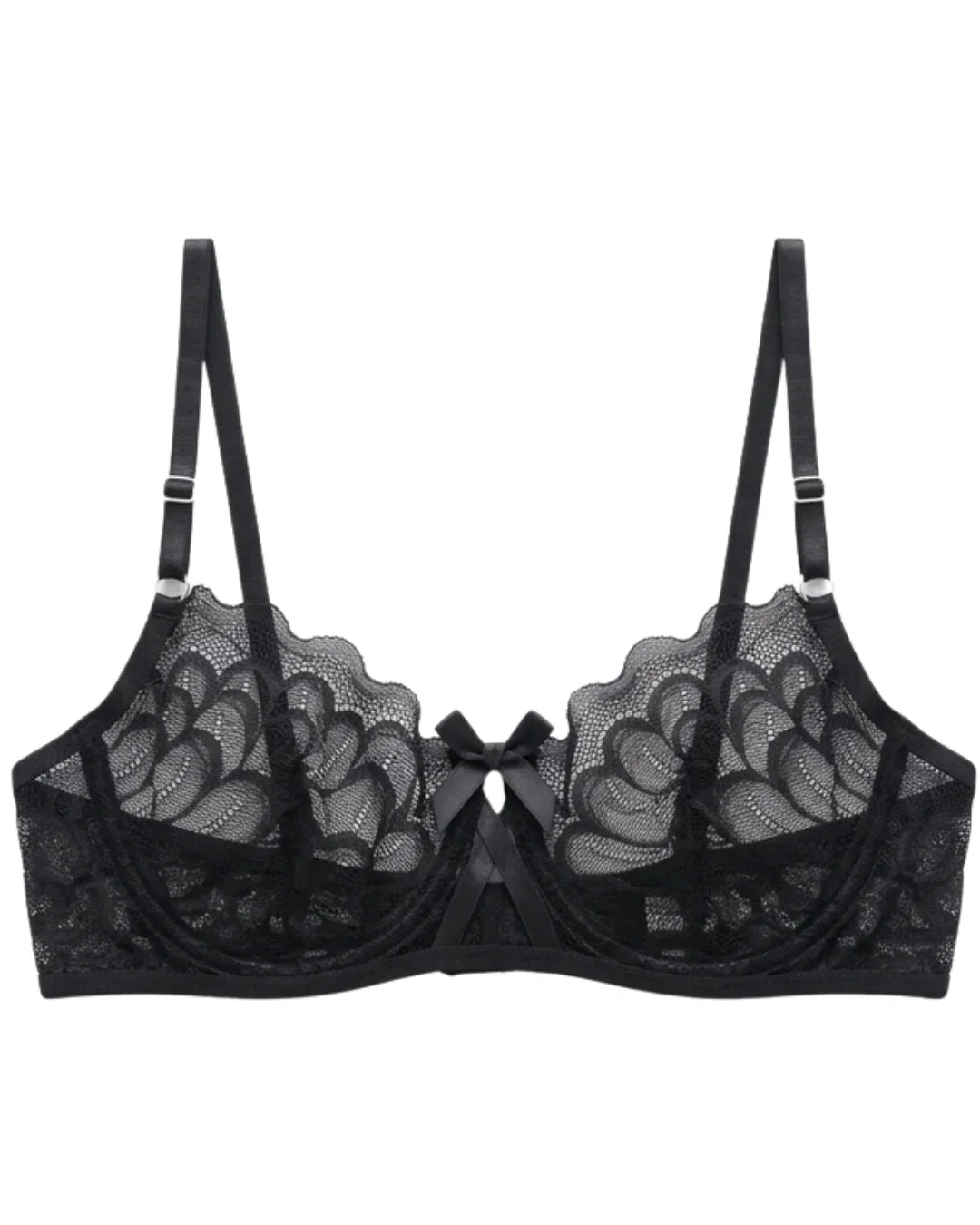Non Padded Bra Set - Seravine - Black