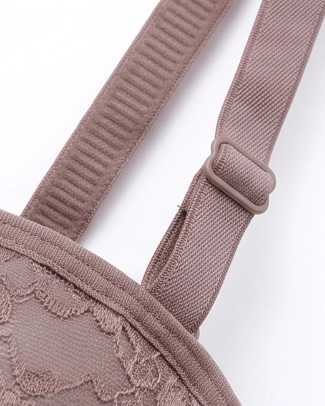 Padded Underwired Push-up Bra - Flowia - Brown