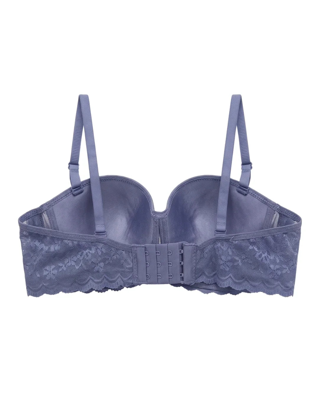 Padded Underwired Push-up Bra - Flowia - Grey