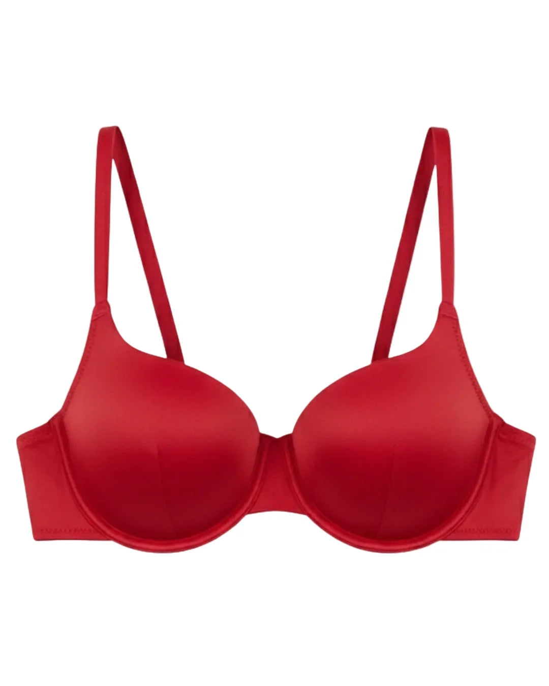 Non-Padded Bra Set -  Camille - Red