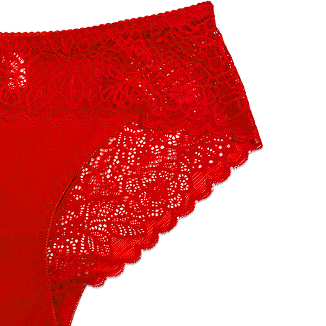 Pack of 3 Briefs Panties - Lace Desire