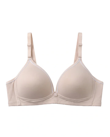 Padded Non-Wired T-shirt Bra - Serene - Ash White