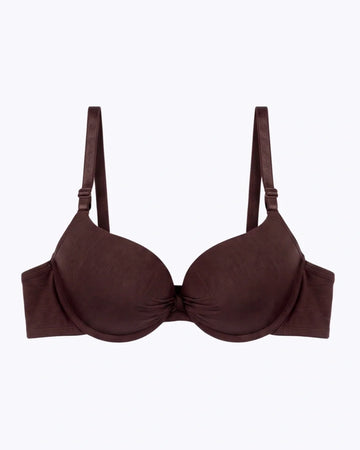 Padded Push-up Bra - Lyra - Dark Brown