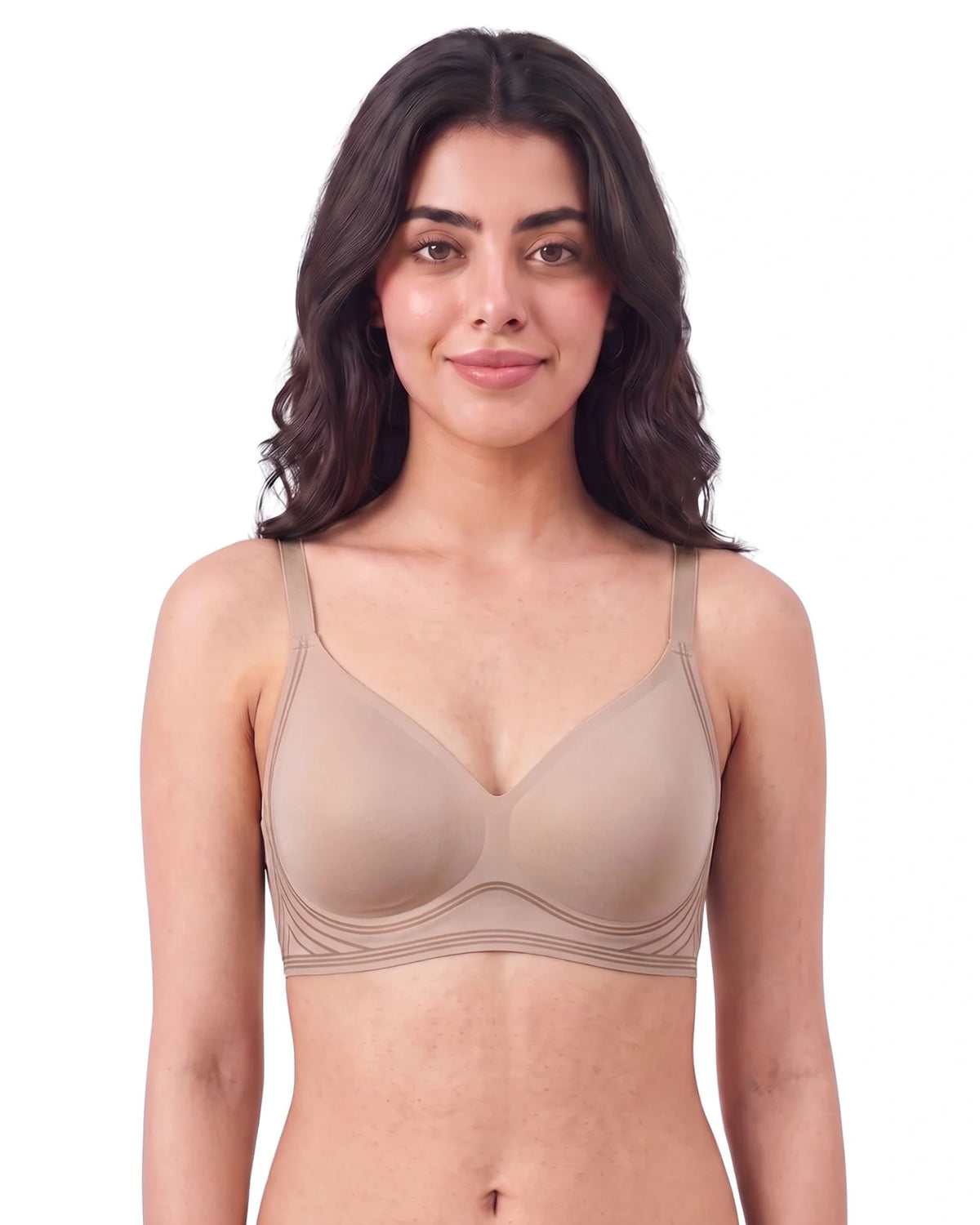 Seamless Padded Bra - Nurva Brown