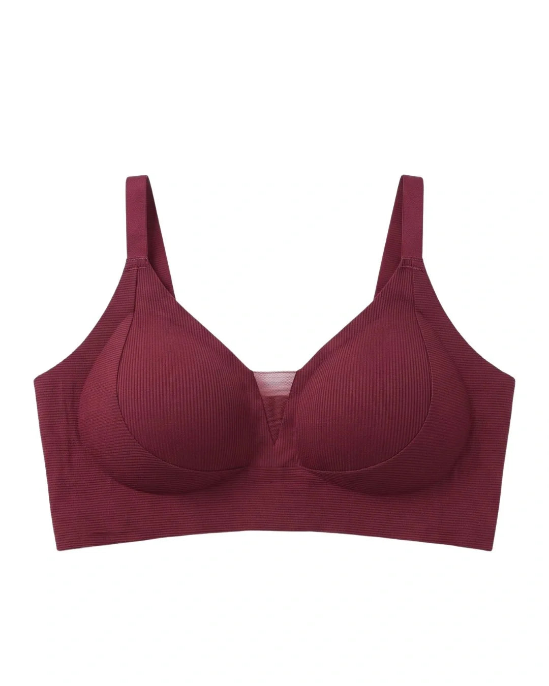 Seamless Padded Bra - Mira - Maroon