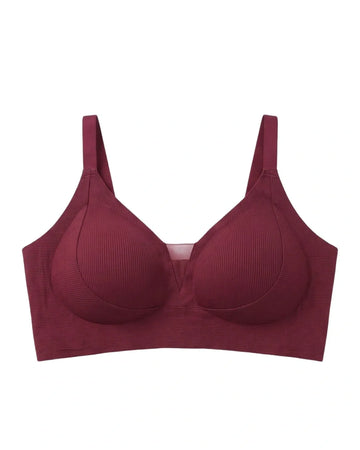 Seamless Padded Bra - Mira - Maroon