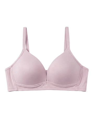 Light Padded Non-Wired T-Shirt Bra - Essentia - Lilac