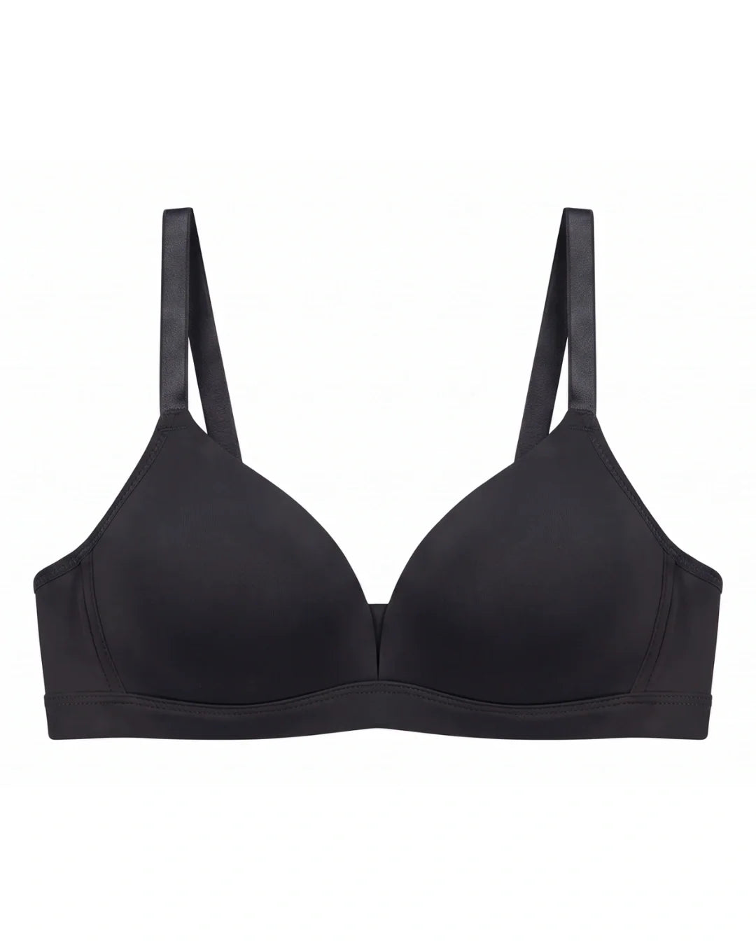 Light Padded Non-Wired T-Shirt Bra - Millie - Black