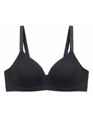 Light Padded Non-Wired T-Shirt Bra - Millie - Black
