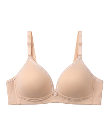 Padded Non-Wired T-shirt Bra - Serene - Skin