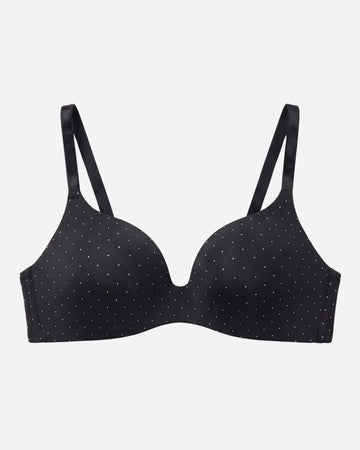 Padded Non Wired T-Shirt Bra - June - Black