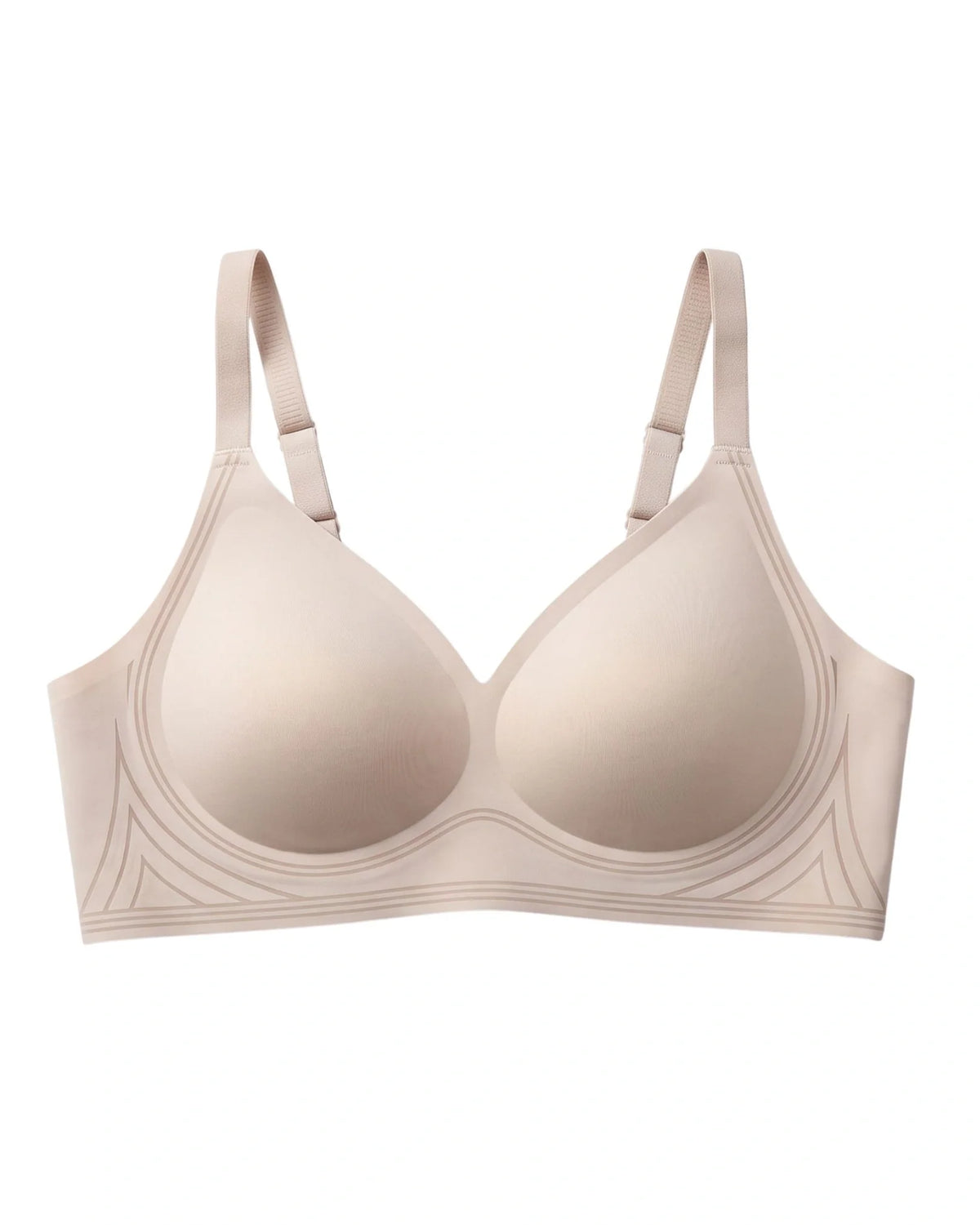 Seamless Padded Bra - Nurva Light Grey