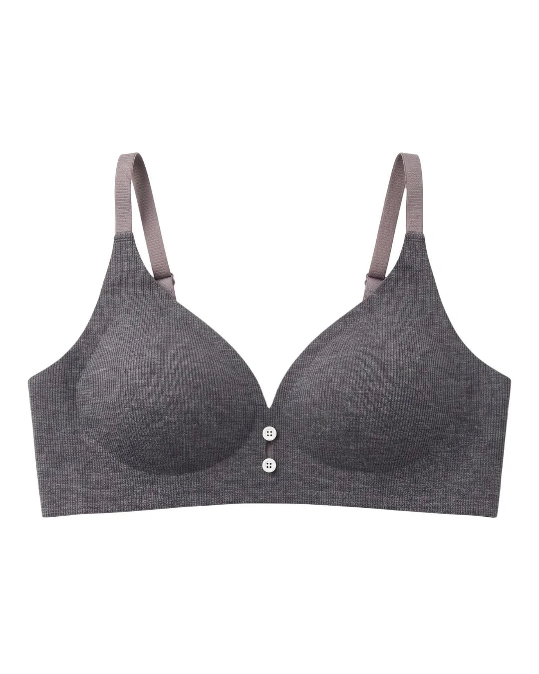 Seamless Padded Bra - Rina - Charcoal