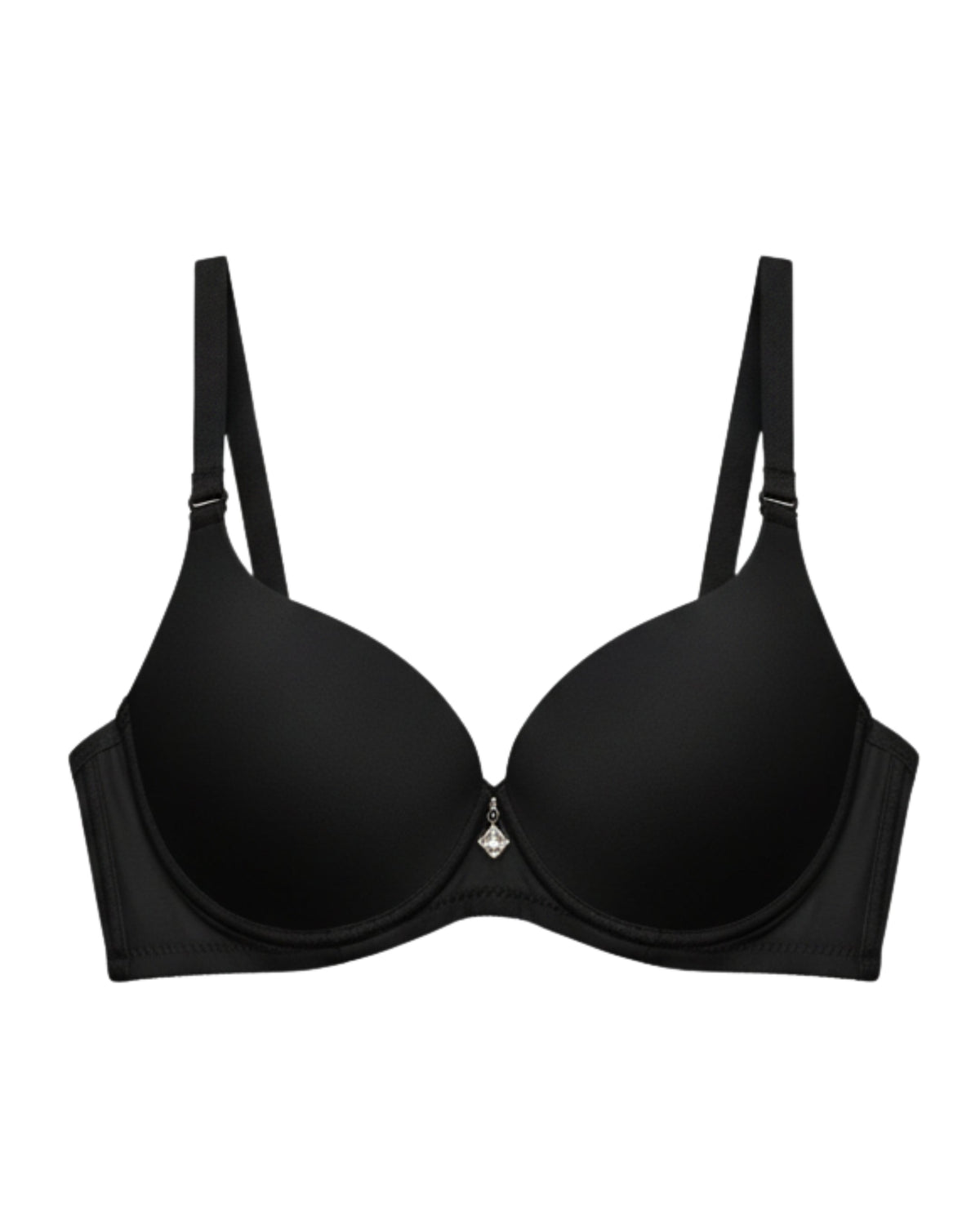 Padded T-Shirt Bra - Smooth Lift - Black
