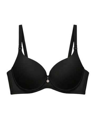 Padded T-Shirt Bra - Smooth Lift - Black