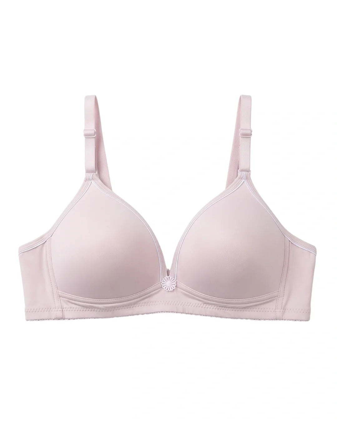 Padded Non-Wired T-shirt Bra - Serene - Baby Pink