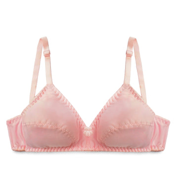 Padded Luxe Single Padded Wireless Bra Pink