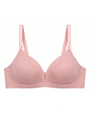 Light Padded Non-Wired T-Shirt Bra - Millie - Pink