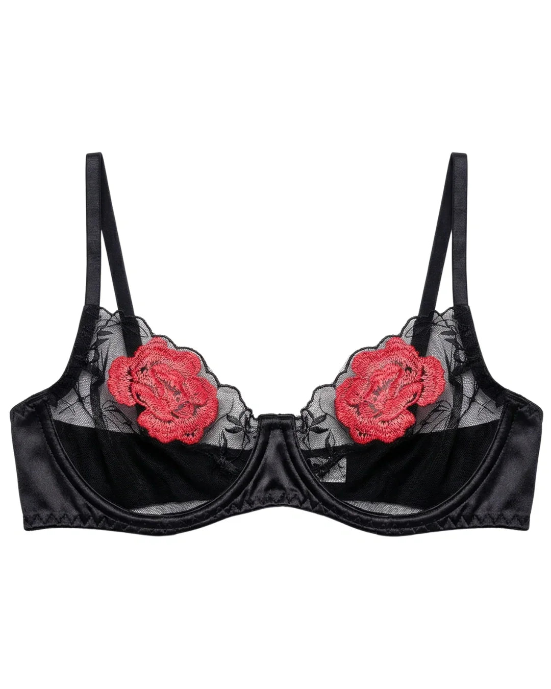 Non Padded Bra Set - Solea - Black
