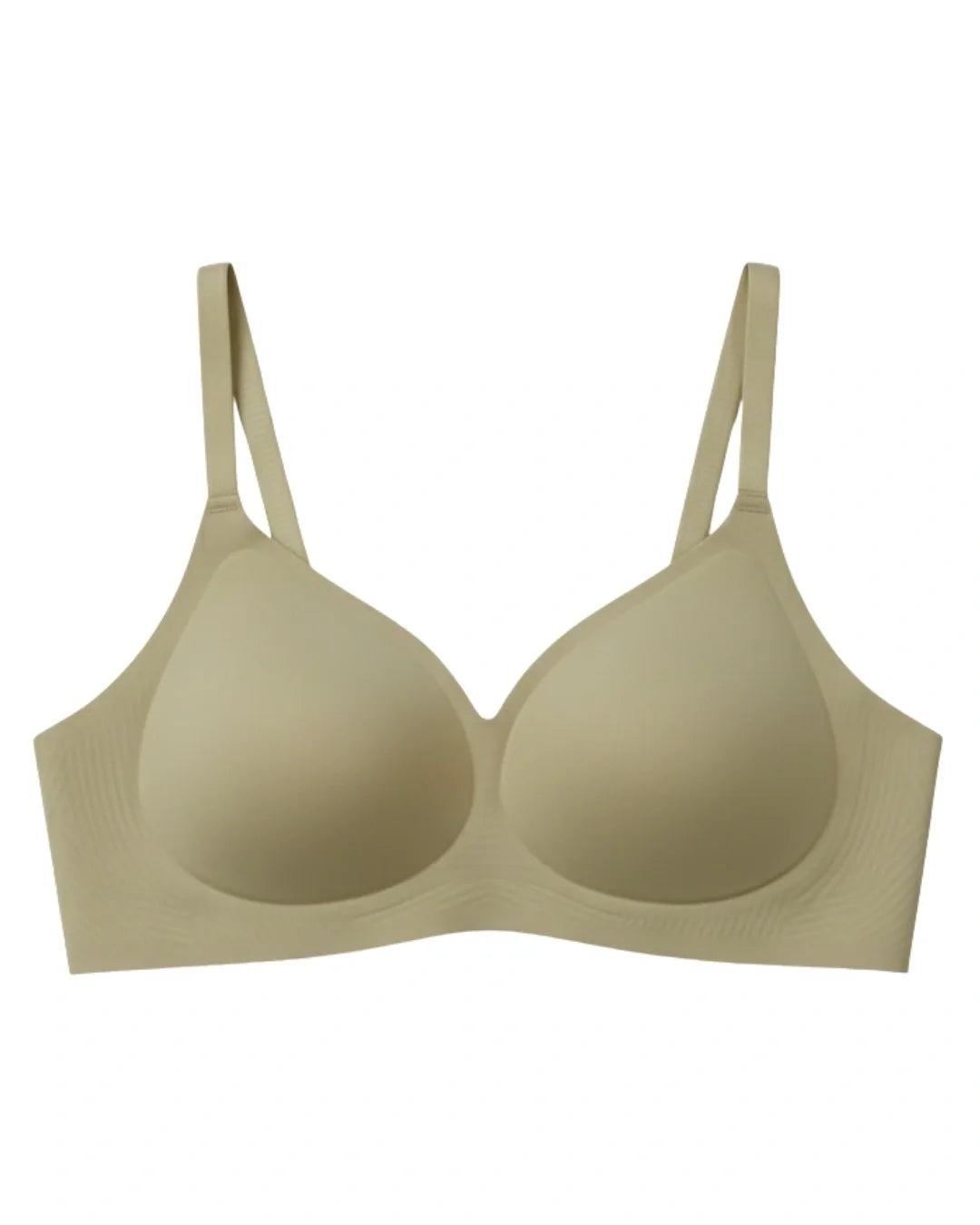 Seamless Padded Bra - Silven - Olive