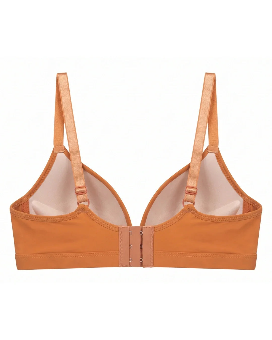 Light Padded Non-Wired T-Shirt Bra - Millie - Rust