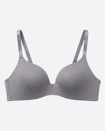 Padded Non Wired T-Shirt Bra - June - Grey