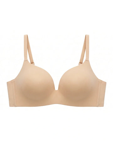 Seamless Non Wired Pushup T-Shirt Bra - Lisa - Skin