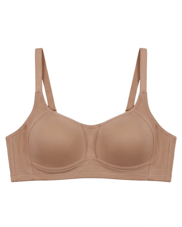 Light Padded Non-Wired T-Shirt Bra - Leo - Dark Skin