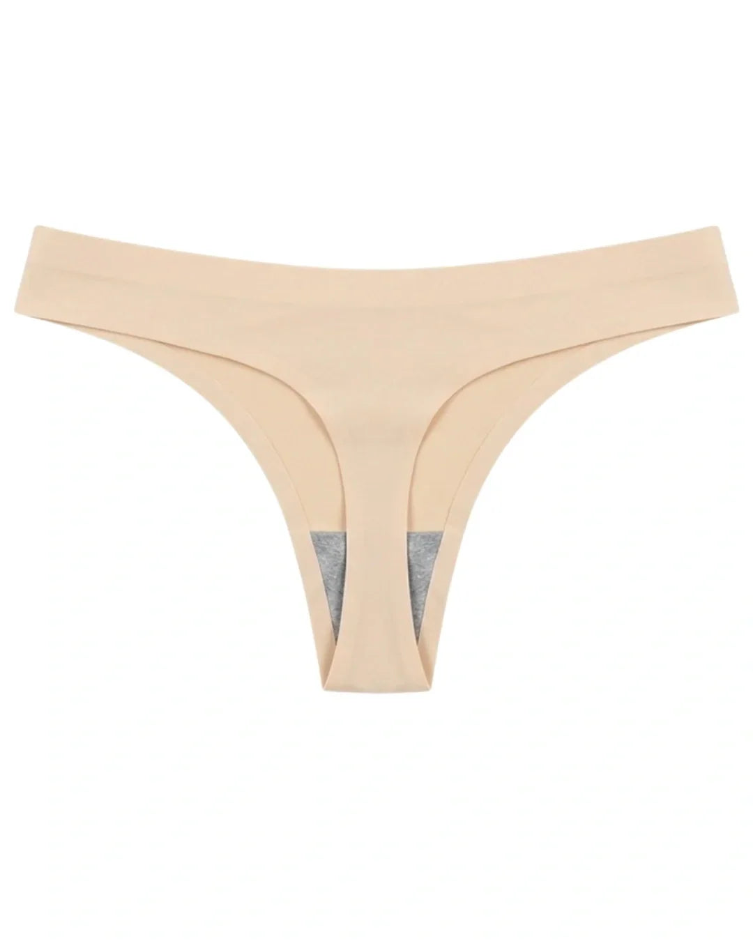 Seamless Thong  - Scarlet - Skin