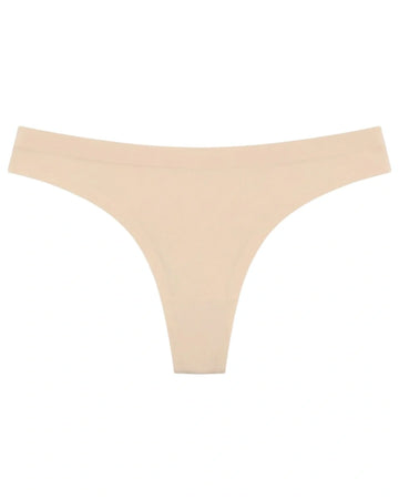 Seamless Thong  - Scarlet - Skin