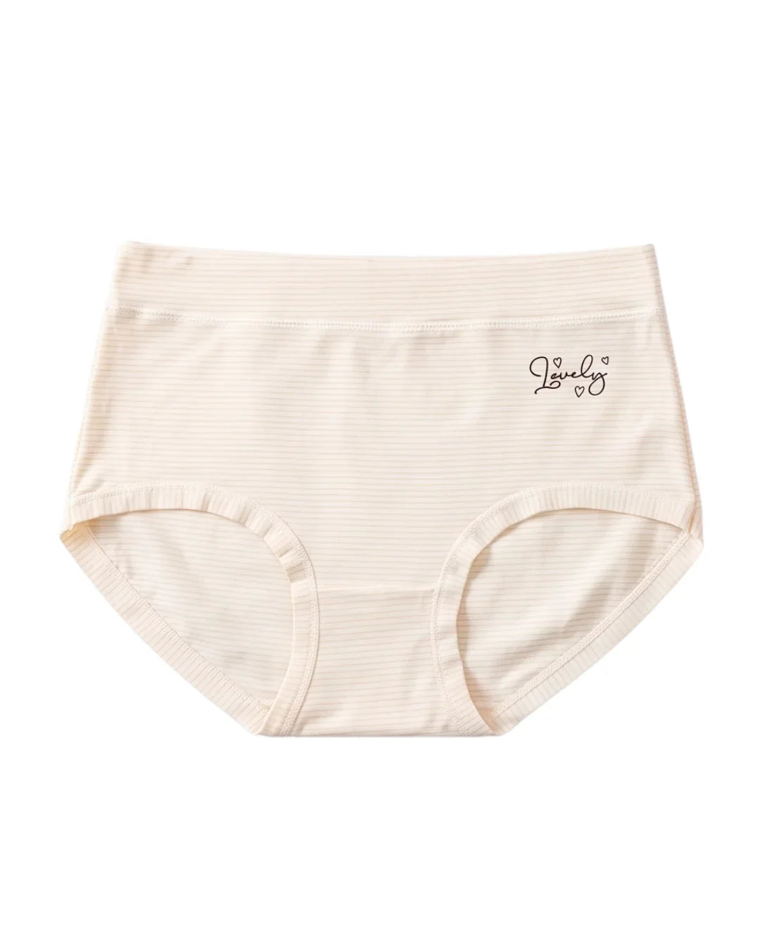 Pack Of 3 - Brief Panties - Soft Hearts