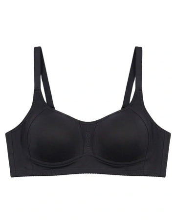 Light Padded Non-Wired T-Shirt Bra - Leo - Black