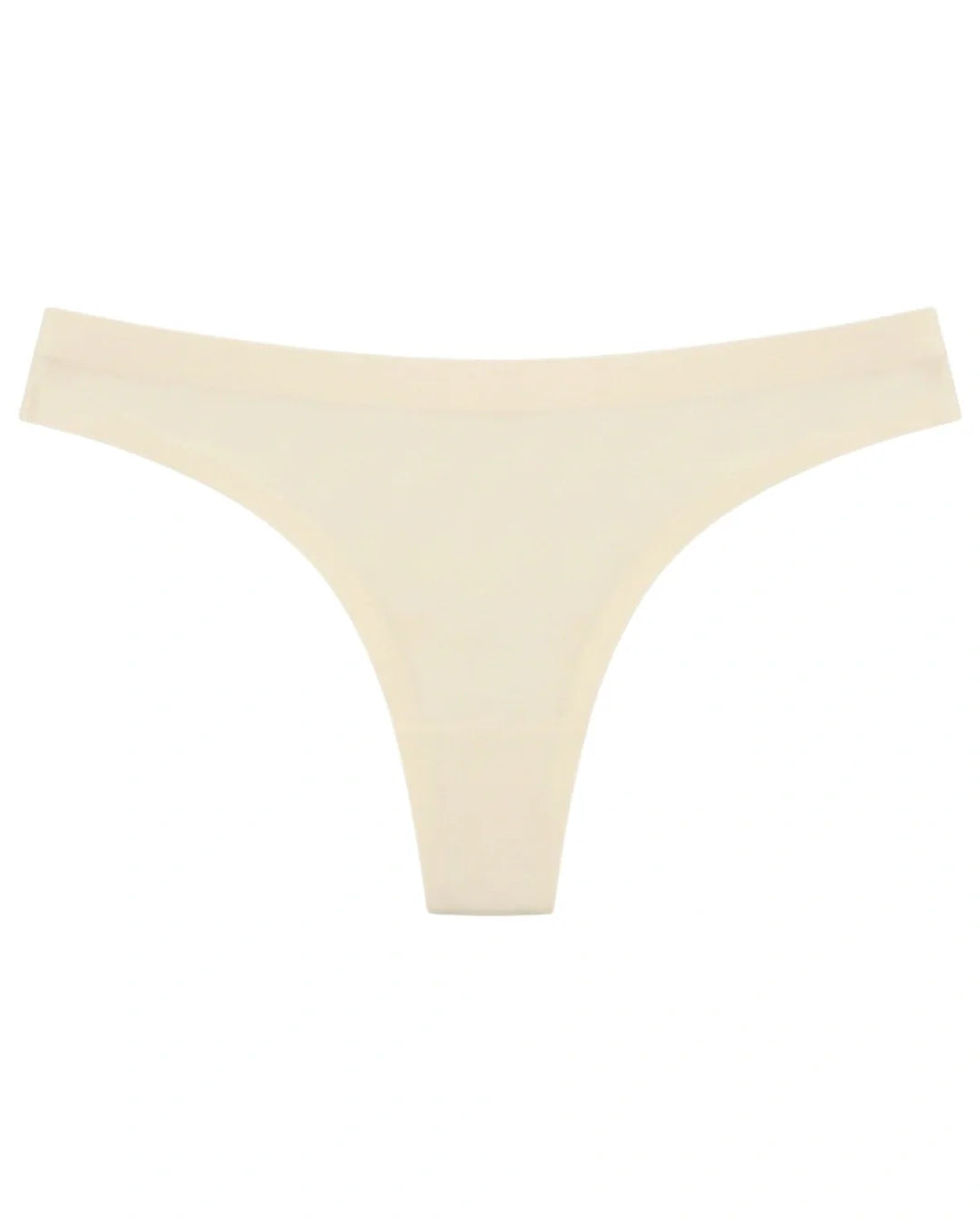 Seamless Thong  - Scarlet - Cream