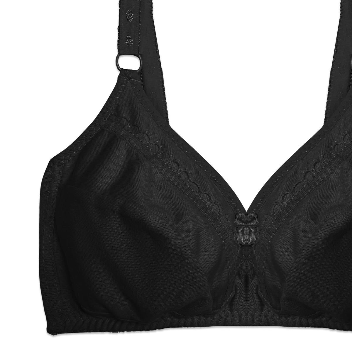 Embrace Fit Casual Non Padded Wireless Bra Black