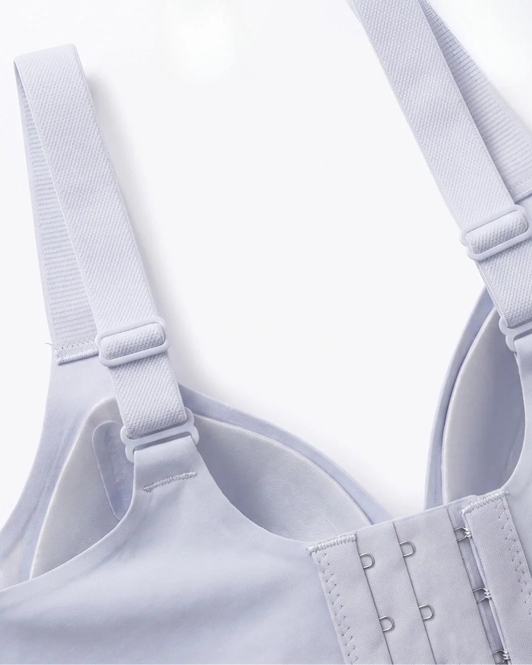 Seamless Padded Bra - Oziva Sky Blue