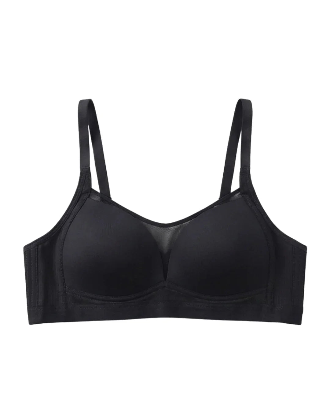 Light Padded Non-Wired T-Shirt Bra - Belle - Black