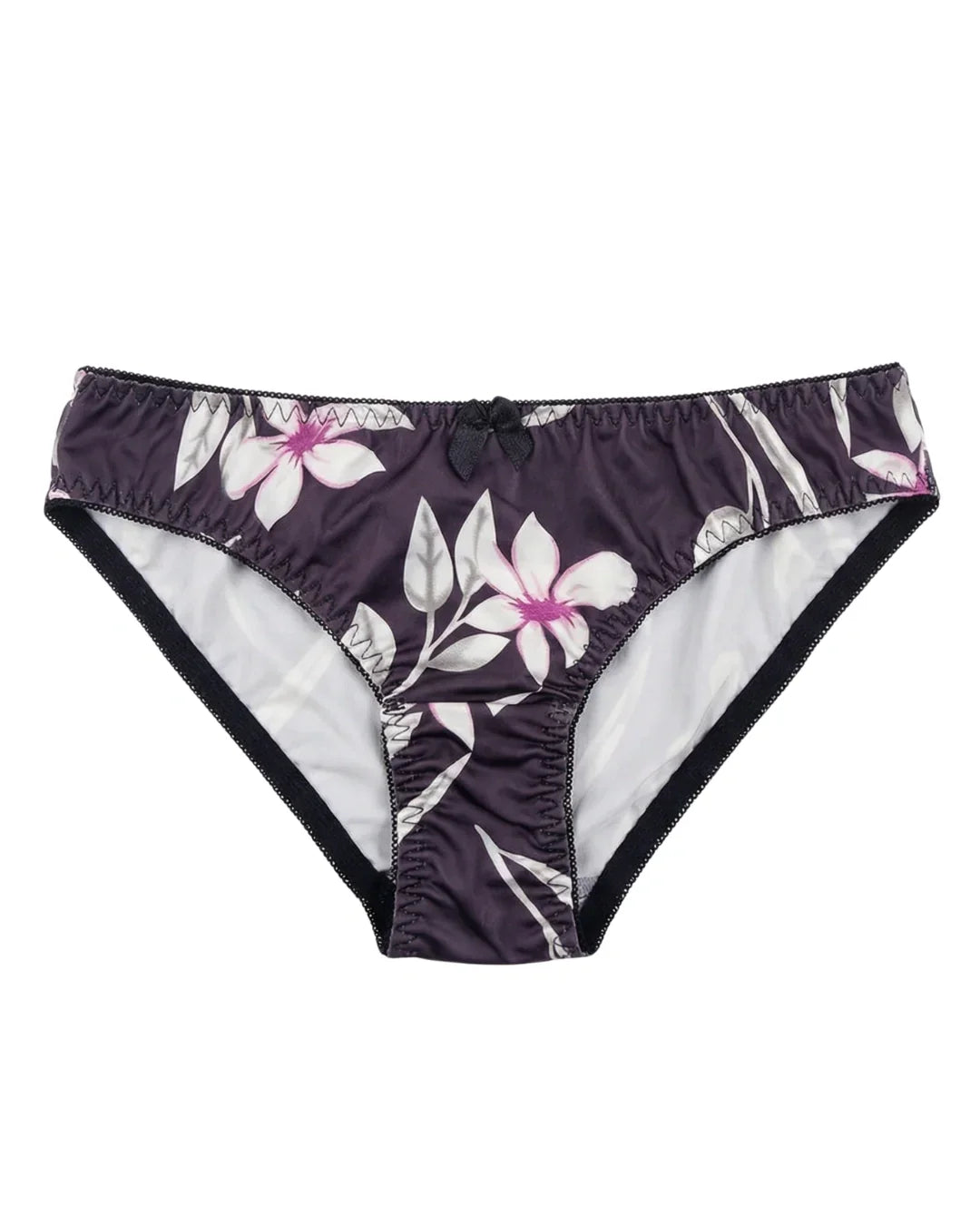 Padded Bra Set - Midnight Petal - Black