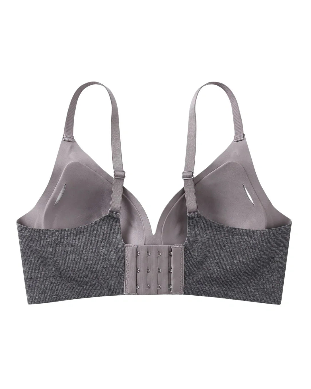 Seamless Padded Bra - Rina - Charcoal