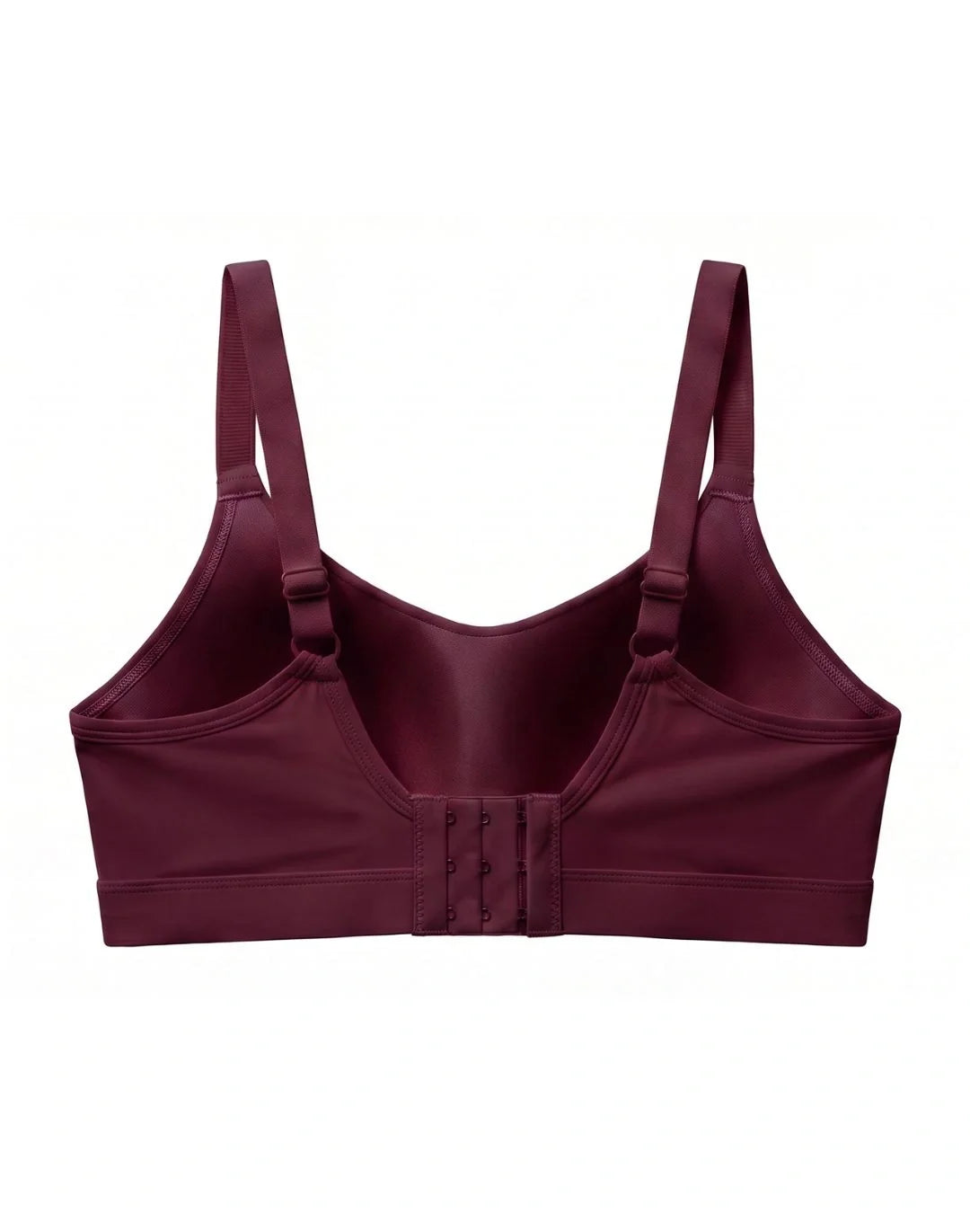 Padded Non Wired T-Shirt Bra - Smooth Fit - Burgundy