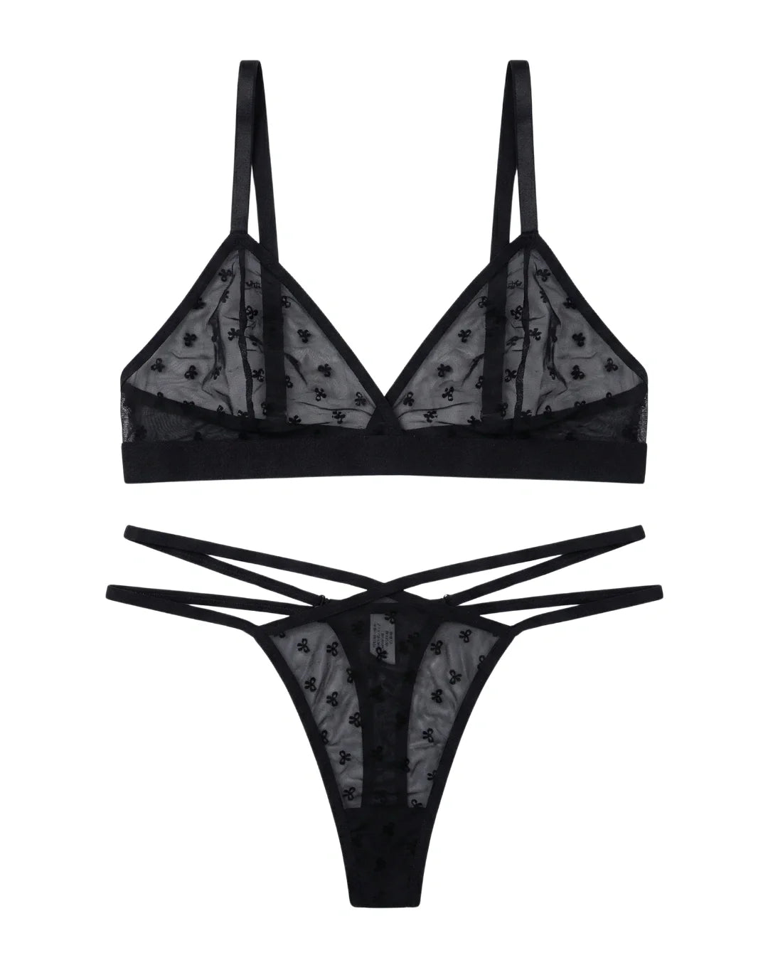 Non Padded Bra Set - Rosbow