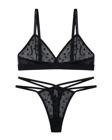 Non Padded Bra Set - Rosbow