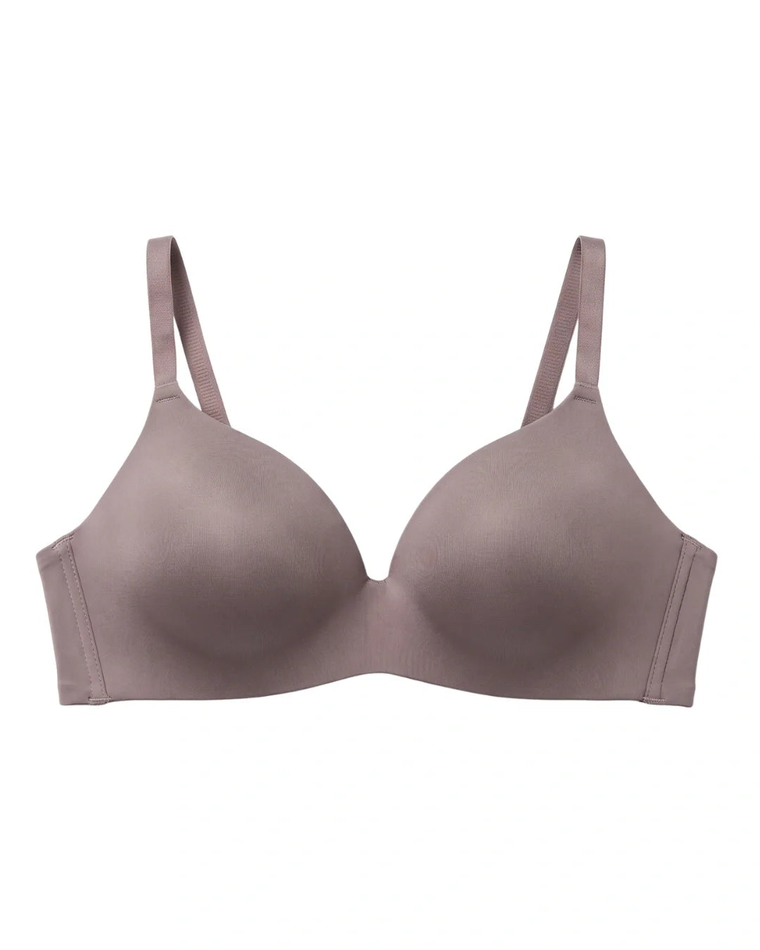 Non Wired Single Padded T-Shirt Bra - Elle - Burgundy