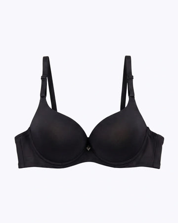 Padded Push-up Bra - Rhea - Black