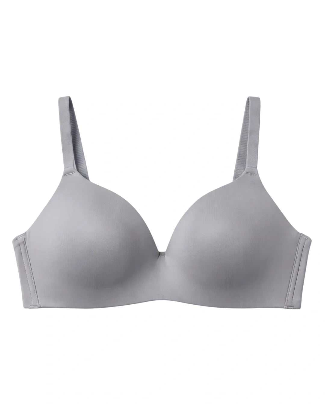 Non Wired Single Padded T-Shirt Bra - Elle - Grey